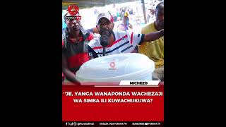 MASHABIKI WA YANGA WANAPONDA WACHEZAJI WA SIMBA KUMBE WANAWATAKAtanzania shortvideo yanga simba [upl. by Creedon]