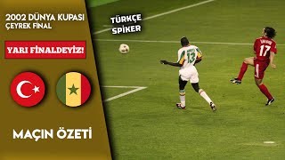 Türkiye 10 Senegal  2002 Dünya Kupası Çeyrek Final  Türkçe Spiker [upl. by Enedan563]