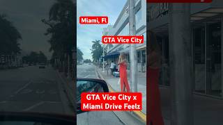 GTA Vice City x Miami Drive Feels gta gta6 miami gtavicecity driving shorts ytshorts [upl. by Ettenna]