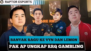 VYN LEMON Diragukan Bahkan CEO RRQ Mengaku GAMBLING Datangkan VYN dan LEMON Di RRQ S 13 Ini [upl. by Nocaj808]