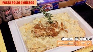 PASTA POLLO 4 QUESOS [upl. by Oznecniv]