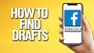 How To Find Drafts On Facebook Tutorial [upl. by Ryder]