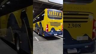 Viação ULTRA  Busscar Vissta Buss 360  Jabaquara x SantosPonta da Praia viagem busologia [upl. by Micro]