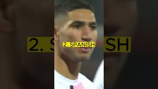 Achraf Hakimi can Speak 6 different Languages 🫡 [upl. by Darell]