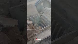 Jaw Crusher Crushing Rocks into Pieces  POWERFUL Stone Breaking Process shorts [upl. by Hourihan]