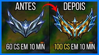 COMO MELHORAR O FARM EM 10 MINUTOS  LEAGUE OF LEGENDS [upl. by Arita724]