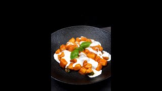 TOMATO AND SHRIMP GNOCCHI 🍅🍤 with creamy burrata [upl. by Adleremse]