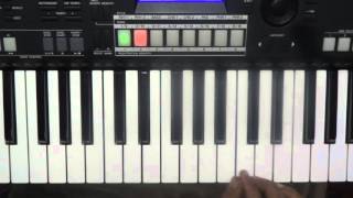 oru raathri koodisummer in badlahem on keyboard slowly played [upl. by Katya]