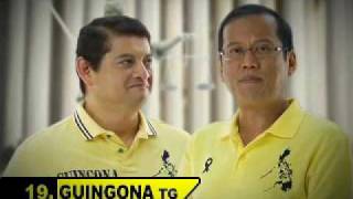 TG Guingona III TV Ad with Noynoy Aquino [upl. by Emyle532]