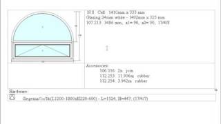 CCG Profiles  Software for Windows and Doors  reports [upl. by Hcib36]