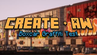 Create Mod amp Armourer’s Workshop  Boxcar Graffiti Test [upl. by Ahtanamas]