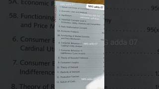 BA 1st semester economics syllabus of CCS University NEP ccsuniversity economics ccsu [upl. by Romeo]