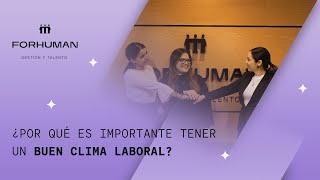 ¿Por qué es importante tener un buen clima laboral [upl. by Lusty210]