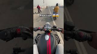 Reaction 😱😱 motovlog reborn350 ytshorts rider shorts royalenfield [upl. by Gram417]