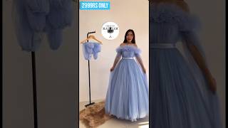 6 style gown 2999rs only viral shorts dress trendingreels gowncollection fashiondesigner gown [upl. by Hildagard]