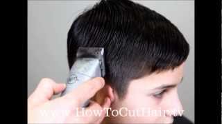 Tapered Haircut  How To Blend Hair With Clippers [upl. by Nnep]