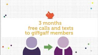 How to get your free giffgaff to giffgaff calls  giffgaff [upl. by Arluene]