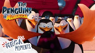 Private Monster 👹  Penguins of Madagascar  Clip  Mega Moments [upl. by Nasaj]