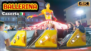 BALLERINA Giostre  Rides 2023 🇮🇹 Lunapark 4K Caserta [upl. by Ymmaj]