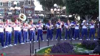 Patriotic Flag Retreat  2013 Disneyland AllAmerican College Band [upl. by Hans391]