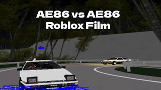 ae86 vs ae86 Roblox short Film [upl. by Eeimaj]