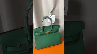 Use this Birkin to fit your Christmas wearing HERMES BIRKIN birkin30 BIRKINBAG hermesbirkin30 [upl. by Ycnej51]