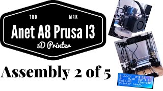 How to build a Anet A8 Prusa i3 Assembly 2 German [upl. by Bathelda]