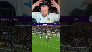 Leeds United vs QPR goal reaction [upl. by Tripp970]