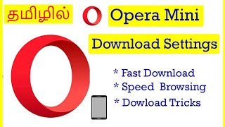 Opera Mini Browser Download Settings Tamil  VividTech [upl. by Seibold950]