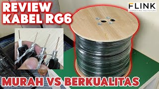 4 Rekomendasi Kabel CCTV amp Antena Parabola  Kabel Belden RG6 VS Kabel RG6 FLINK FLK9116  Power [upl. by Traver]