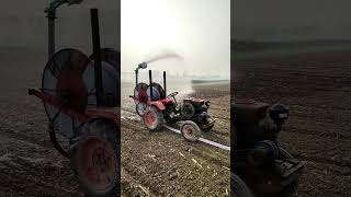 Use SelfMade Automatic Reel Sprinkler To Irrigate The Farmland [upl. by Gibbs]