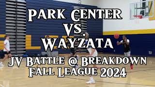 Park Center vs Wayzata JV Battle  Breakdown Fall League 2024 [upl. by Macknair]