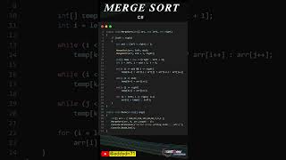 Useful Code  Merge Sort with C [upl. by Radack]