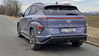 Hyundai KONA NLine HEV  0100 kmh Eco Sport 50100 kmh [upl. by Eikcid]