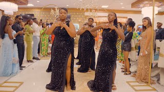 Epic Bridesmaids  Flashmob Congolese Wedding  Madrid 2024 [upl. by Aihsilef819]