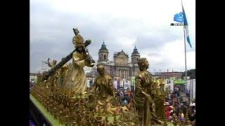 Jesús de la Merced 2019 Canal 13 Procesión Viernes Santo Guatemala Palacio Nacional [upl. by Elaweda]