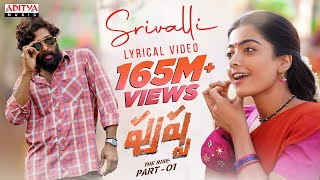 Pushpa Srivalli  Lyrical Telugu  Allu Arjun Rashmika Mandanna  Sid Sriram  DSP  Sukumar [upl. by Ahsinert]