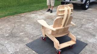 Adirondack chair on wheels [upl. by Schwejda760]