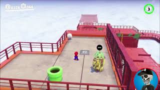 Super Mario Odyssey Guide Wooded Kingdom Power Moon  74 [upl. by Beyer483]