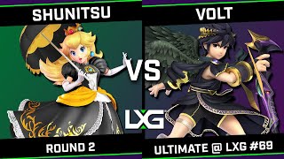 Shunitsu Peach vs Volt Dark Pit  Smash Ultimate  LXG 69 [upl. by Auhs608]