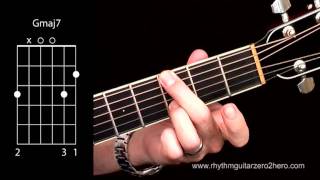 Acoustic Guitar Chords  Learn To Play G Major 7 [upl. by Joslyn254]