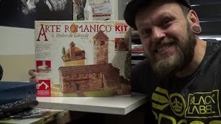 DOMUS  KITS  Arte Romanico  Bau mit Papier  Holz  Stein  Metall  Unboxing deutsch [upl. by Ellerred]