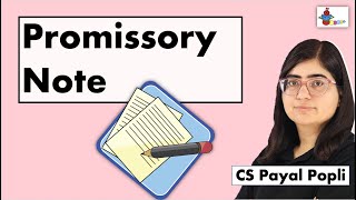 Promissory Note  Meaning of Promissory Note  वचन पत्र  Promissory Note explained in Hindi [upl. by Derag310]