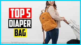 ✅Top 5 Best Diaper Bag in 2024 [upl. by Aitnyc]