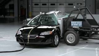 2004 Dodge Stratus side IIHS crash test [upl. by Urbain]