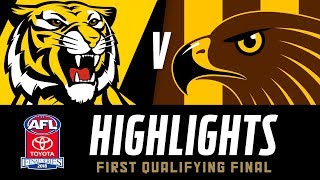 Richmond v Hawthorn Match Highlights  Qualifying Finals 2018  AFL [upl. by Wallas]