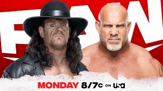 FULL MATCH  Undertaker vs Goldberg WWE RAW 2023 [upl. by Ycrem986]