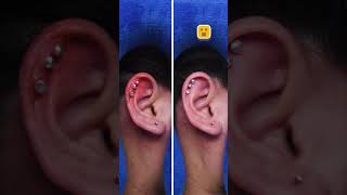 Irritated ear piercing hack shorts [upl. by Saimerej]