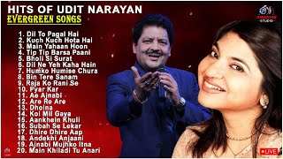 Udit Narayan 90s Hit Love Hindi Songs Alka Yagnik amp Kumar Sanu 90s Songs 90severgreen bollywood [upl. by Sseb]