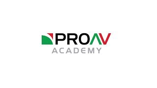 Introducing ProAV Academy [upl. by Chester]